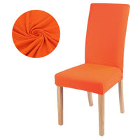 Elastic solid color Chair Cover Home Spandex Stretch Slipcovers Chair Seat Covers For Kitchen Dining Room Wedding Banquet Home