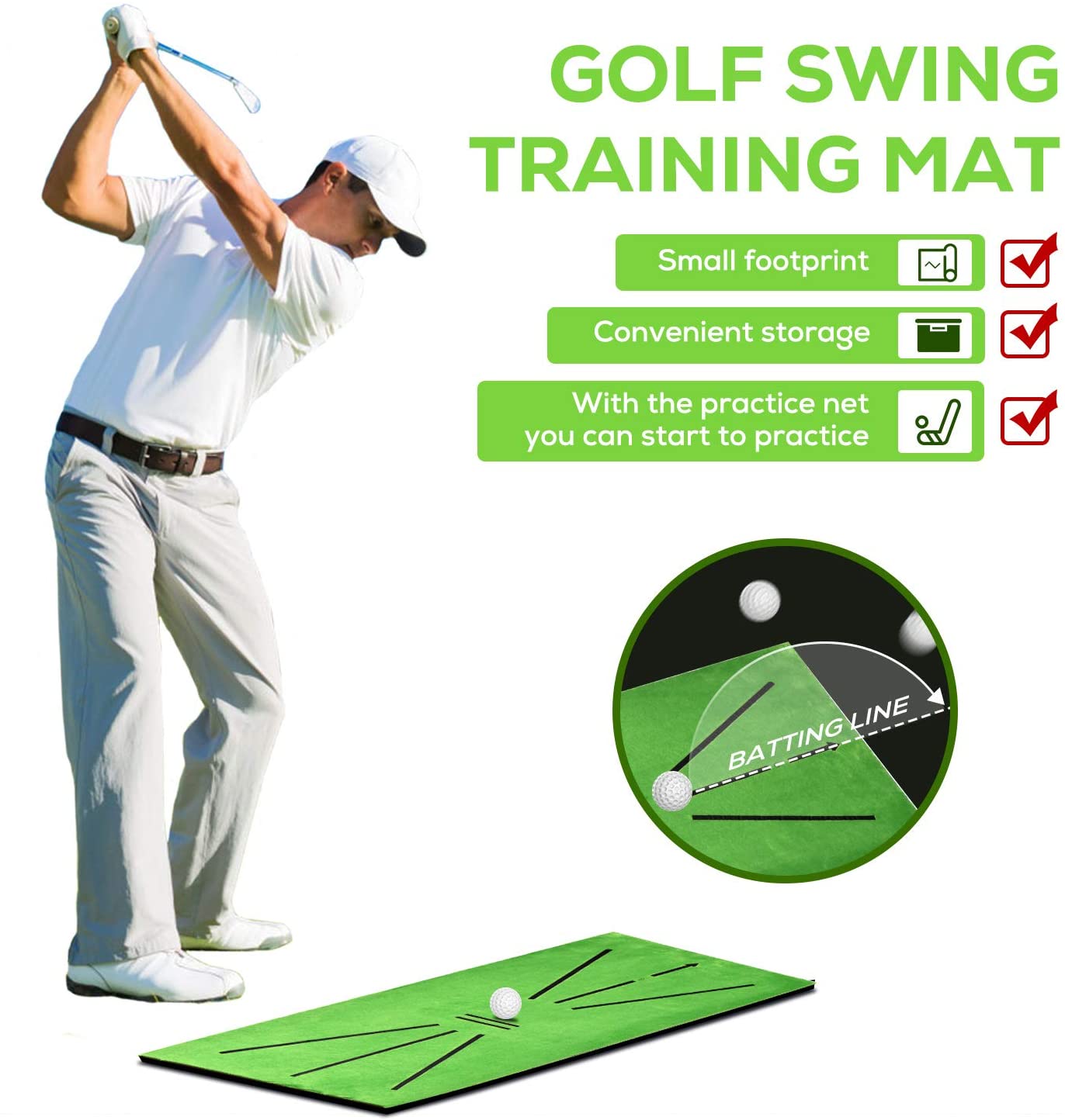 Golf Swing Practice Mat