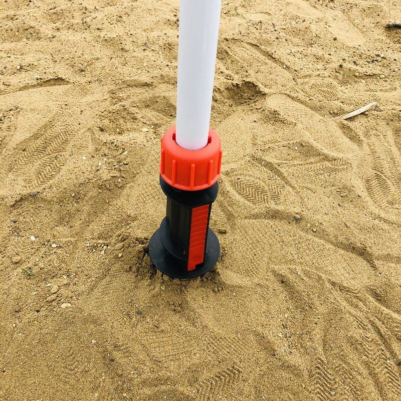 Beach Umbrella Sand Anchor Outdoor Camping Grass Auger Spiral Stand Storage Holder Heavy Duty Patio Lawn Home Garden