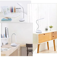 Table Lamp For Study LED Desk Lamp 3XAAA Battery Not Include Dimmiable Mini Table Top Lantern Cute Flexo Book Light Office Smart
