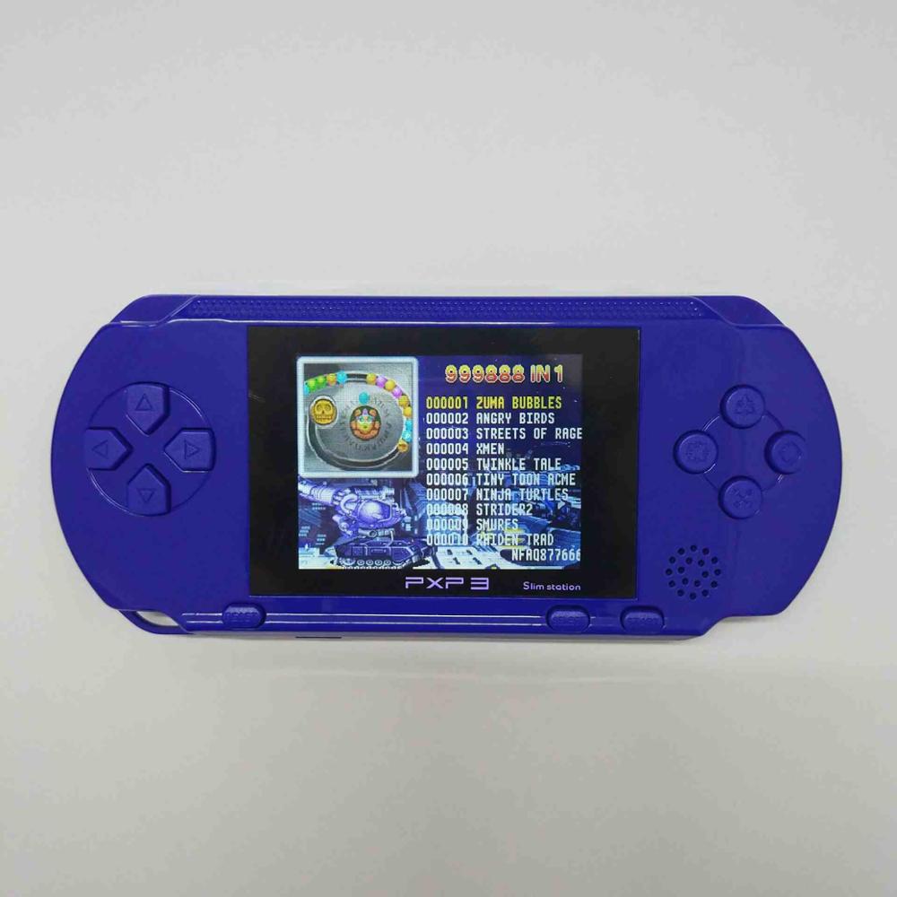 3&#39;&#39; Portable 16 Bit Retro PXP3 Slim Station Video Games Player Handheld Game Console 2pcs Game Card built-in 150 Classic Games