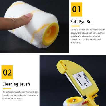 Clean-Cut Paint Brush t Edger Roller Brush Home Improvement Paint Coating Wall Treatment Painting Tools  for Wall Ceiling Door