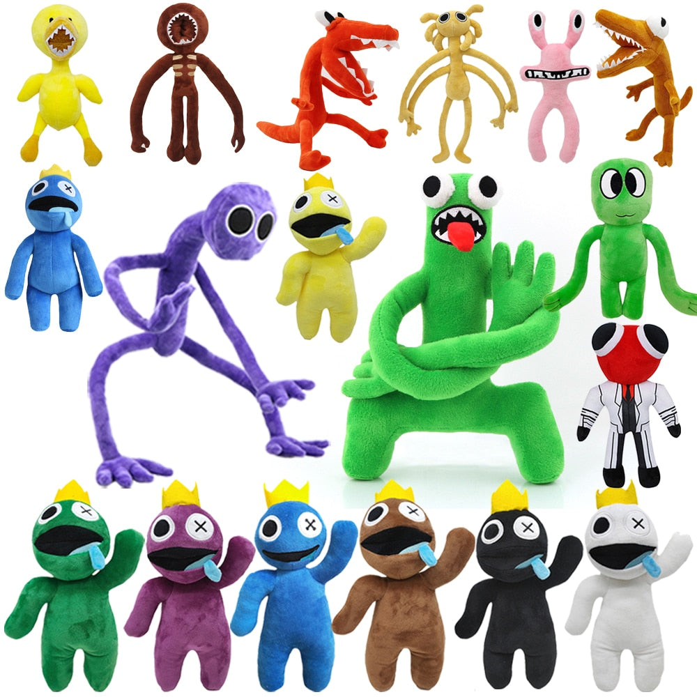 New 30cm Rainbow Friends Plush Toy Cartoon Game Character Doll Blue Monster Soft Stuffed Animals Toys Children Christmas Gifts