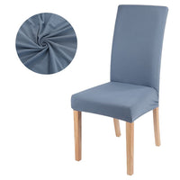 Elastic solid color Chair Cover Home Spandex Stretch Slipcovers Chair Seat Covers For Kitchen Dining Room Wedding Banquet Home
