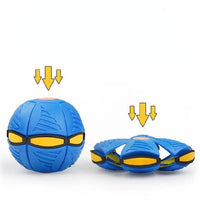 Flying UFO Flat Throw Disc Ball Without LED Light Magic Ball Toy Kid Outdoor Garden Beach Game Children&#39;s sports balls