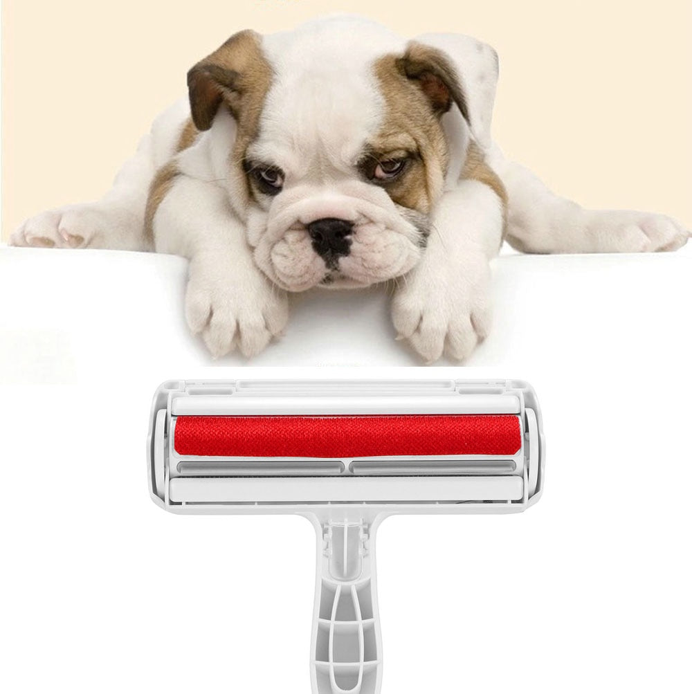 2-Way Remove Pet Hair Roller Dog Hair Remover Brush